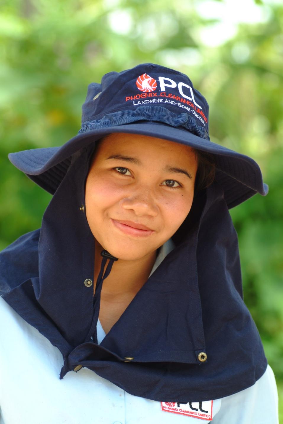 First female deminer to neutralise an M14 mine First female deminer to neutralise an M14 mine