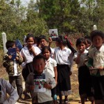 Children visiting Corale an Bill