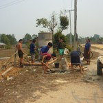 The very first water point in this village