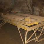 g. A hospital bed in the cave